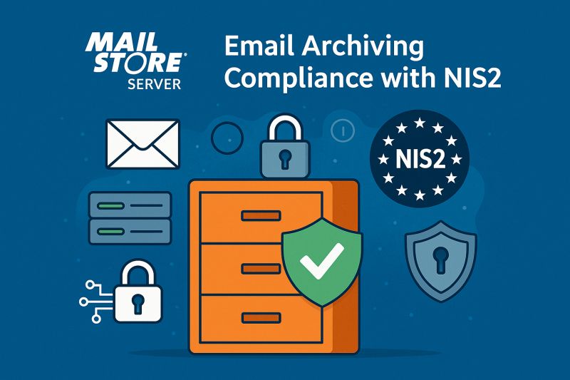 NIS2 wśród wymogów wymienia zapewnienie ciągłości działania. Dowiedz się jak MailStore Server pomoże Ci wdrożyć skuteczną archiwizację poczty