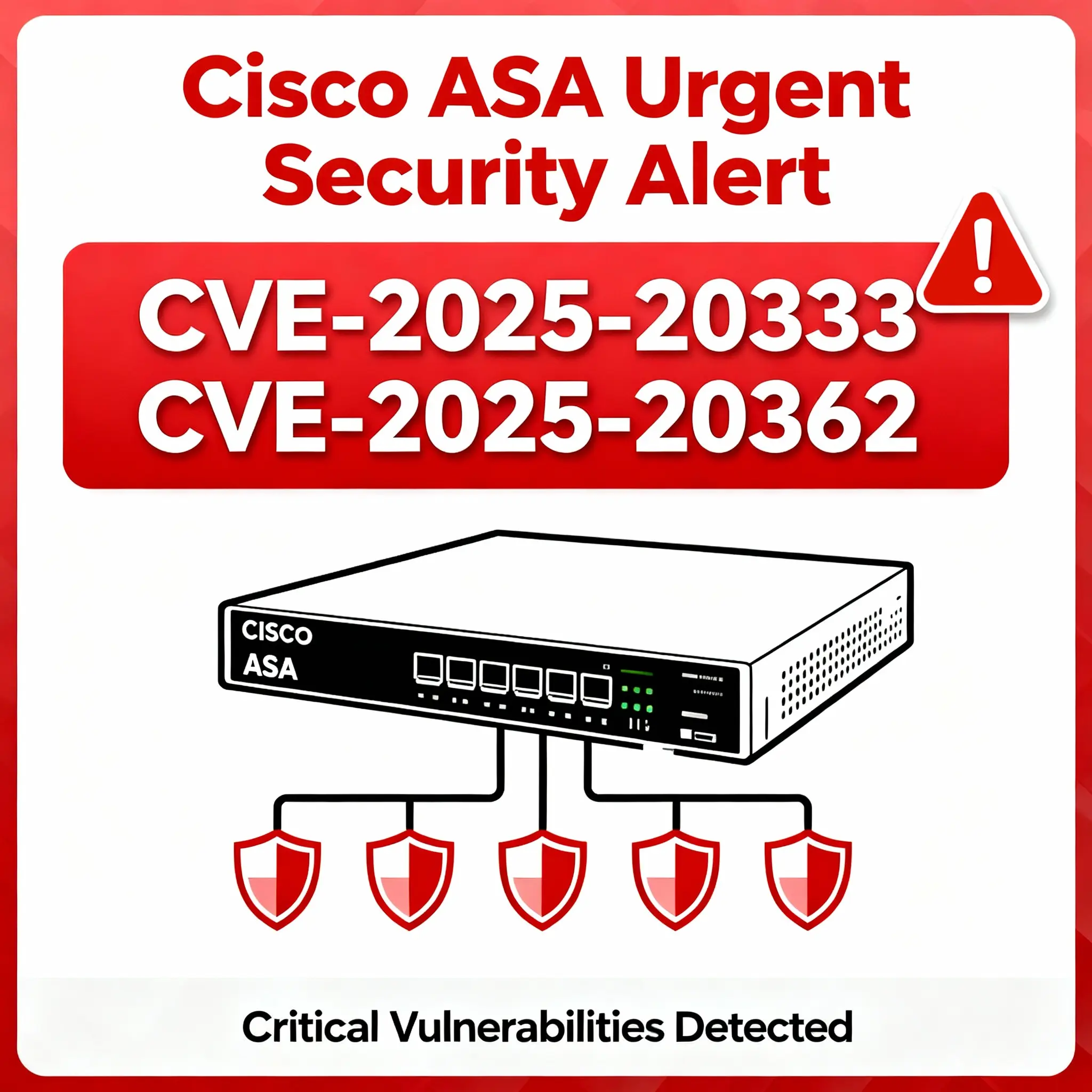 Podatności CVE-2025-20333 i CVE-2025-20362 wykryte w Cisco ASA wymagają natychmiastowego działania. Dowiedz się co zrobić, by być bezpiecznym